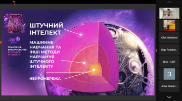 Онлайн захід у форматі воркшопу «Практика використання штучного інтелекту (ШІ)»